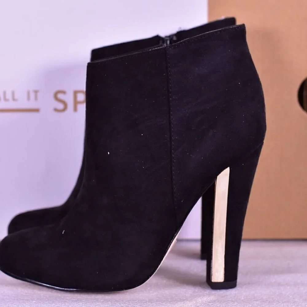 Call It Spring Love Lawren Black Booties
